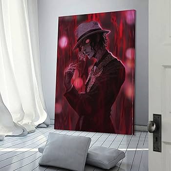 Amazon.co.jp: アニメ鬼舞辻無惨ポスター 1 キャンバスアートポスター