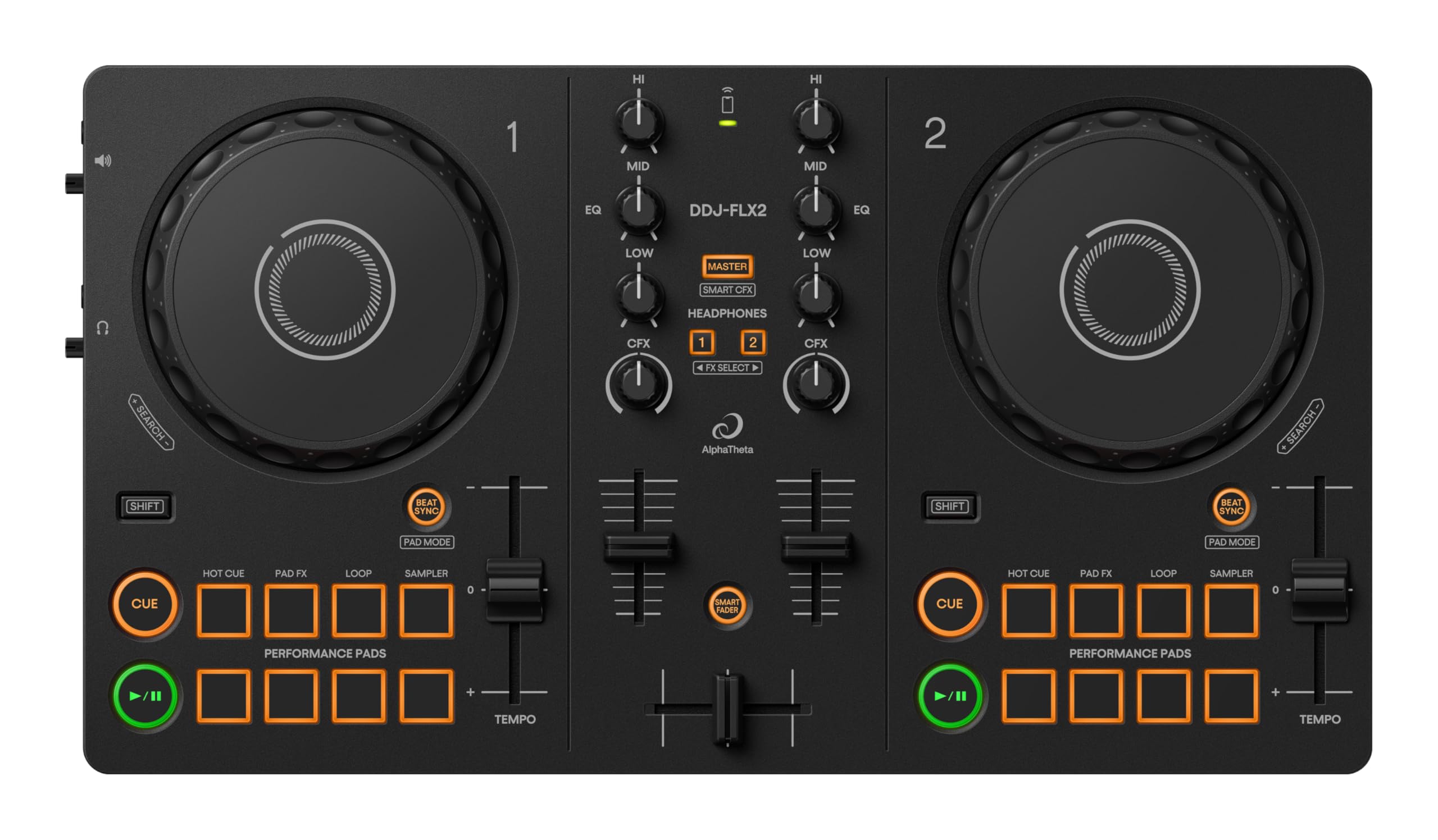 Amazon | Pioneer DJ AlphaTheta DDJ-FLX2 コンパクト2チャンネルDJ