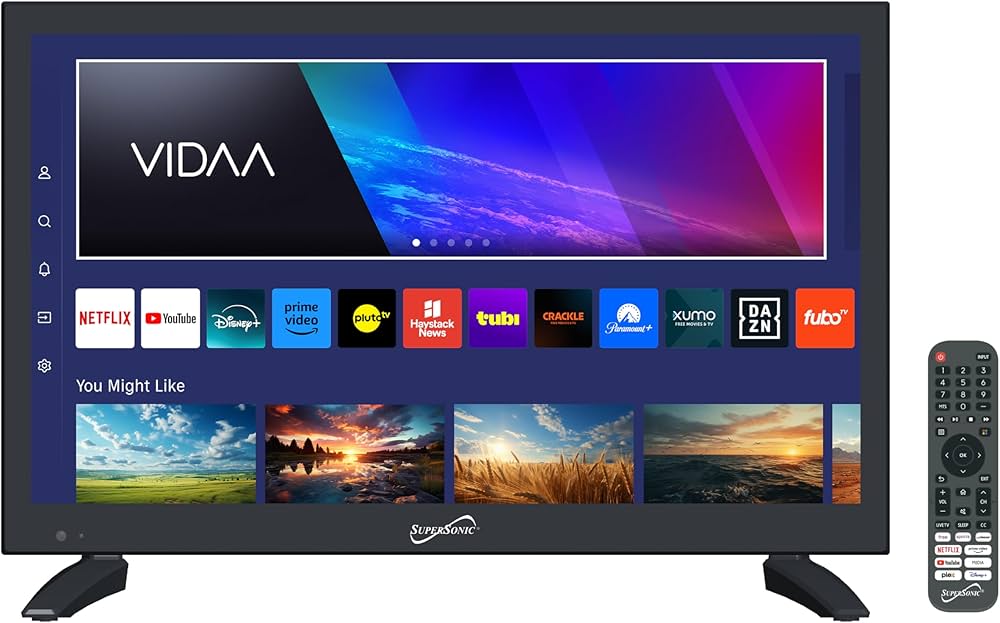 Amazon.com: Supersonic SC-1920VTV 18.5inch Smart AC/DC LED TV