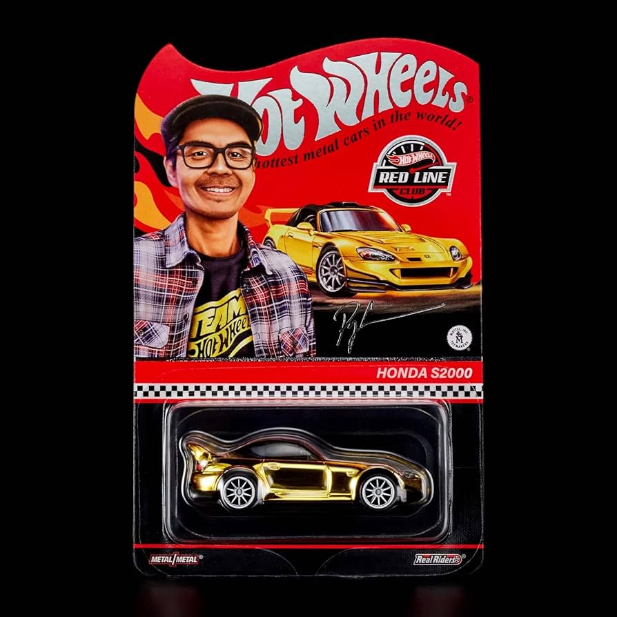 Amazon.com: Hot Wheels Honda S2000 Gold Limited Edition RLC : Toys