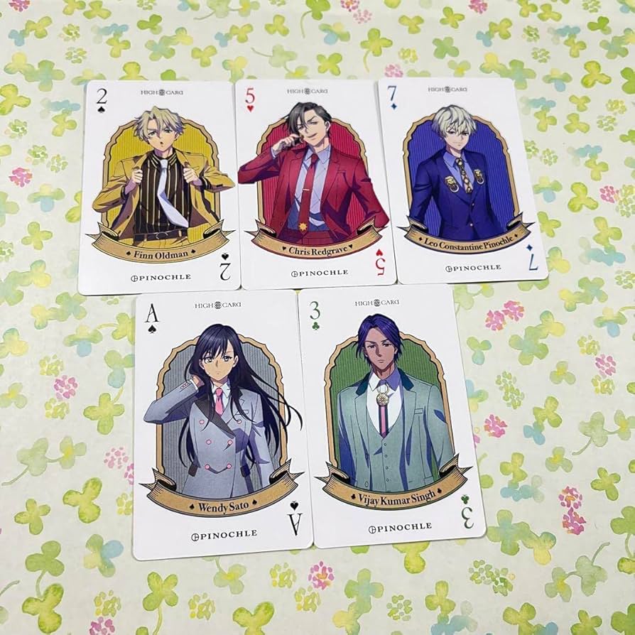 Amazon.co.jp: ハイカード トランプ風イラストカード フィン クリス