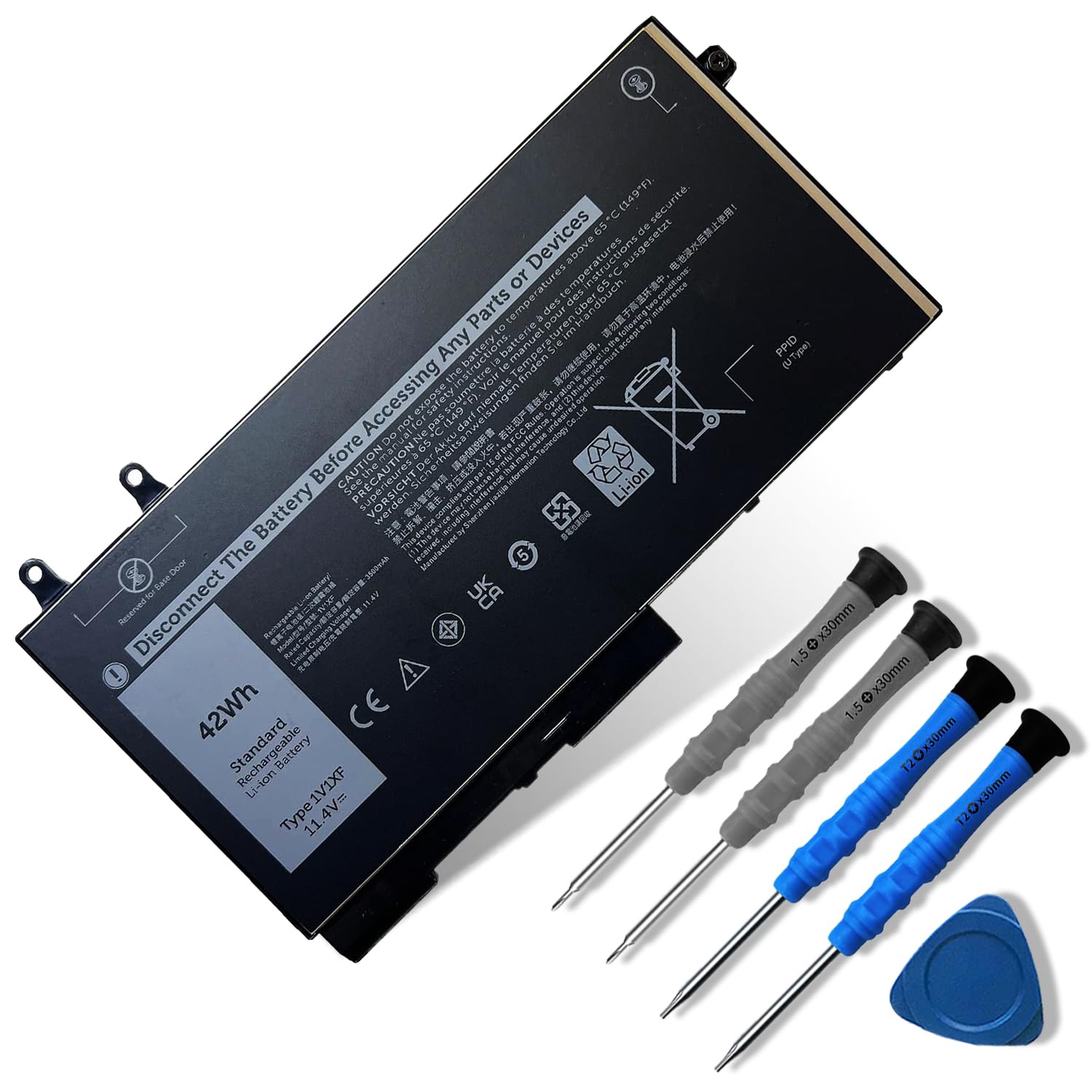 Amazon.com: Dentsing 1V1XF Laptop Battery Compatible with Dell