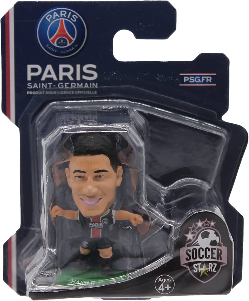 Amazon.com: SoccerStarz - Paris St Germain Achraf Hakimi - Home