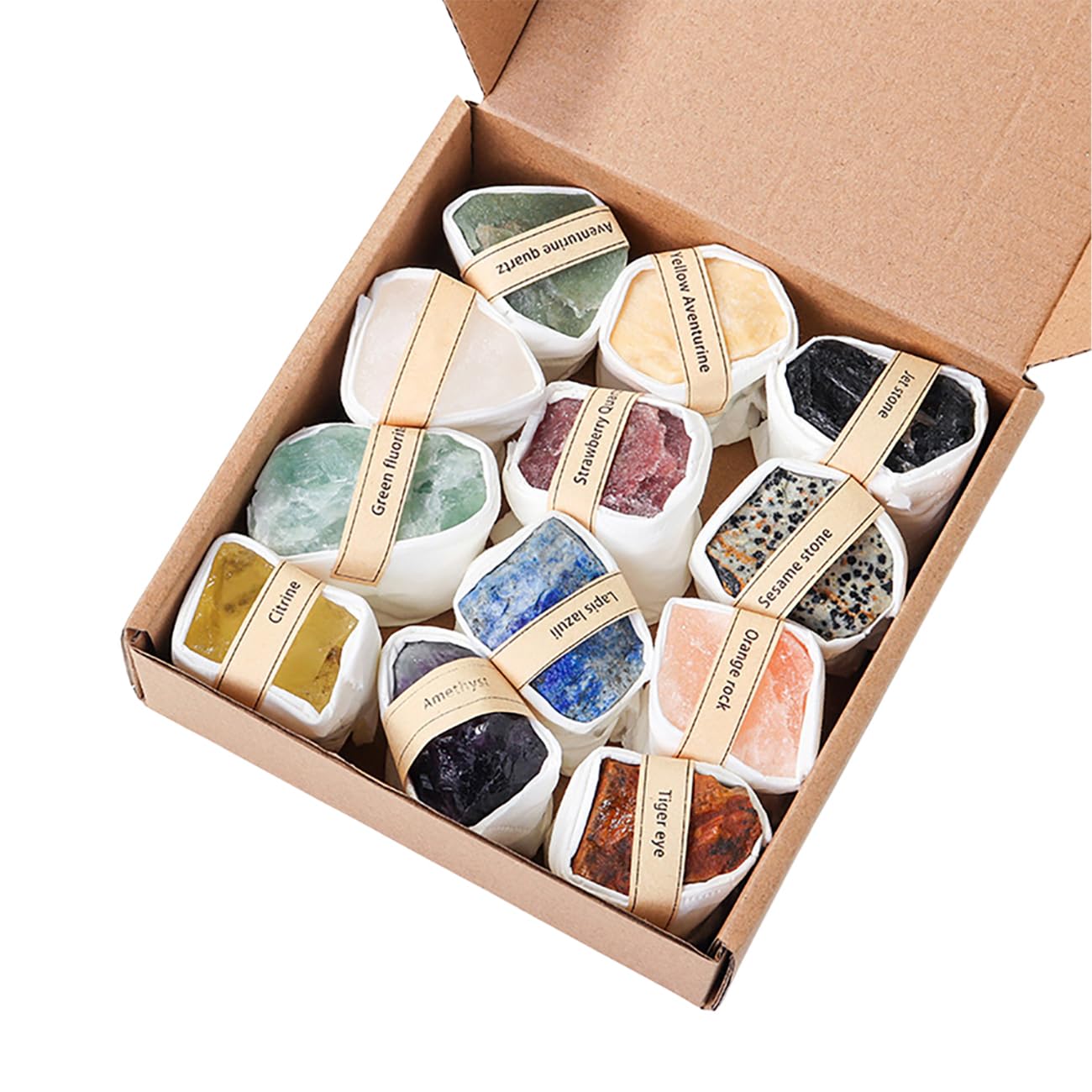 Amazon.co.jp: SUKIMIND 12種類 天然石 詰め合わせ ミックス 原石