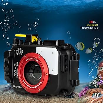 Amazon | Seafrogs 防水ケース オリンパス TG-5用 ドームポートと