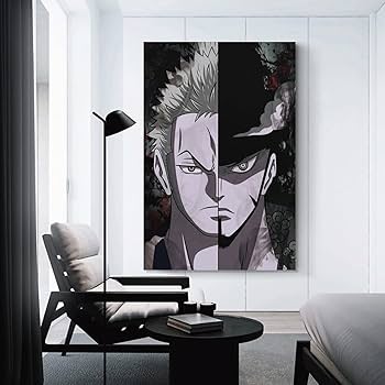 Amazon.co.jp: HD アニメ ポスター ゾロ X ミホーク ワンピース 1