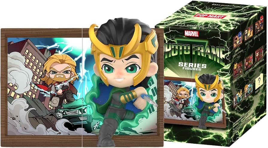 Amazon.co.jp: POP MART Marvel Photo Frame Series Figures【1ピース