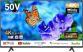 Amazon | TCL 50V型 4K液晶テレビ Amazon Prime Video対応 スマート