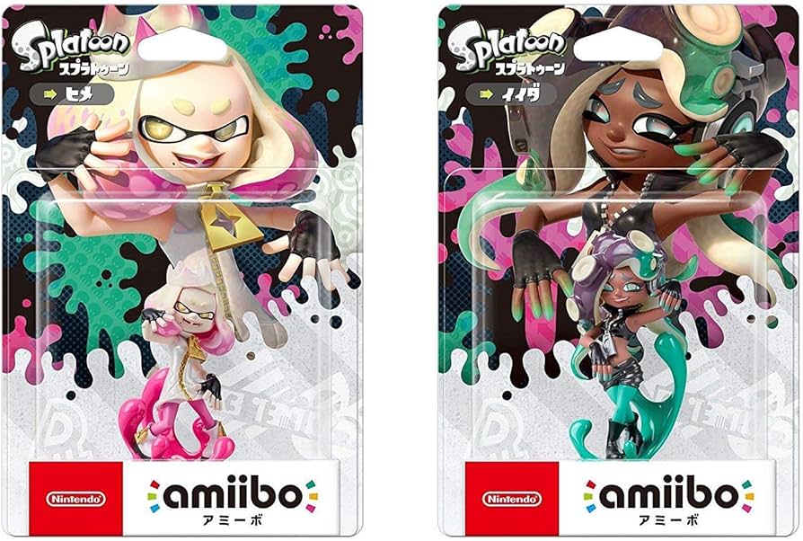 Amazon.co.jp: Amiibo 2-Piece Set [Pearl/Marina] (Splatoon Series