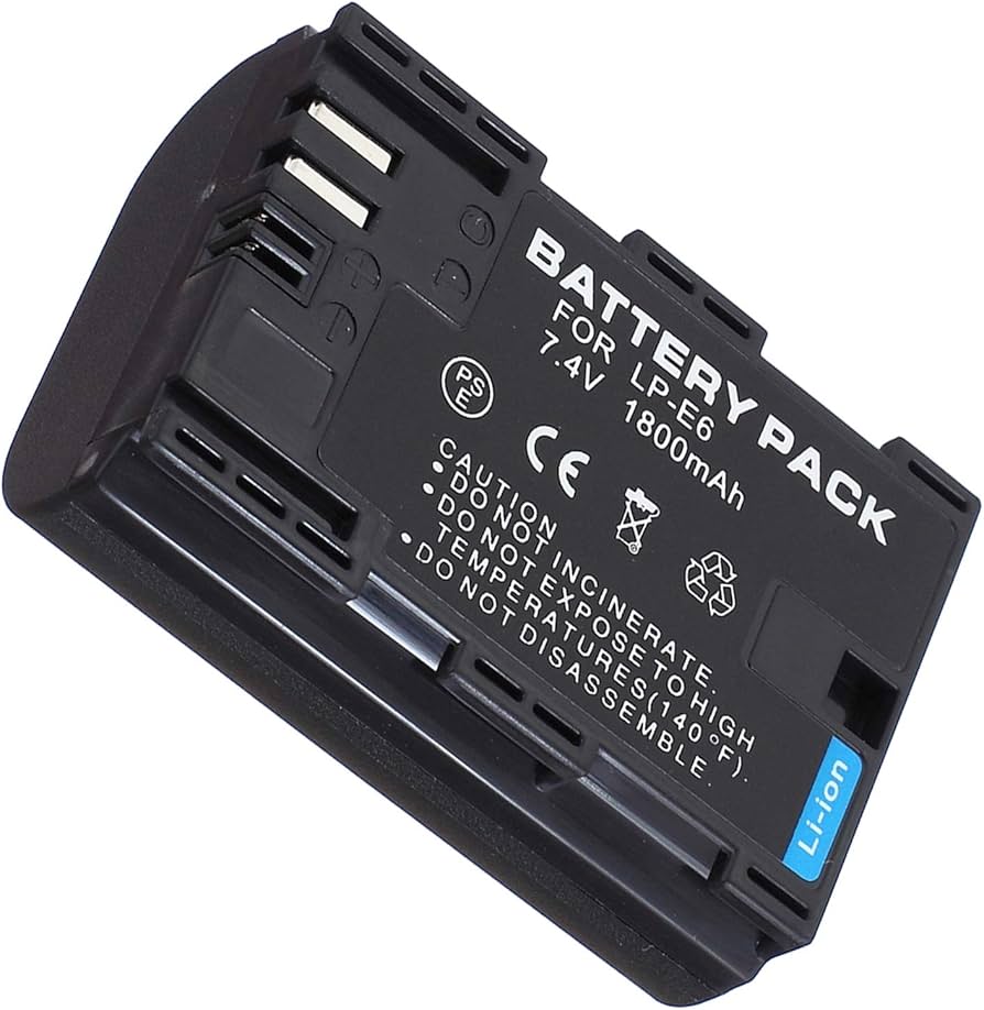 Amazon.com : Battery Pack for Canon EOS 7D, 7D Mark II, 7D MK II