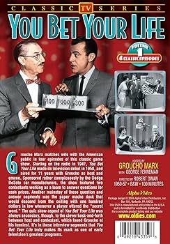 Amazon.com: You Bet Your Life - Volume 1 : Robert Dwan, Groucho
