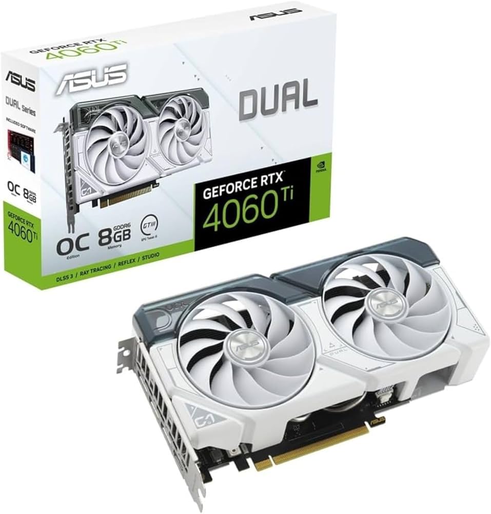 Amazon | ASUS デュアル GeForce RTX 4060 Ti ホワイト OC