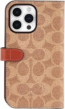 Amazon.co.jp: [Coach] iPhone 15 Pro Max ケース 手帳型 Folio Case