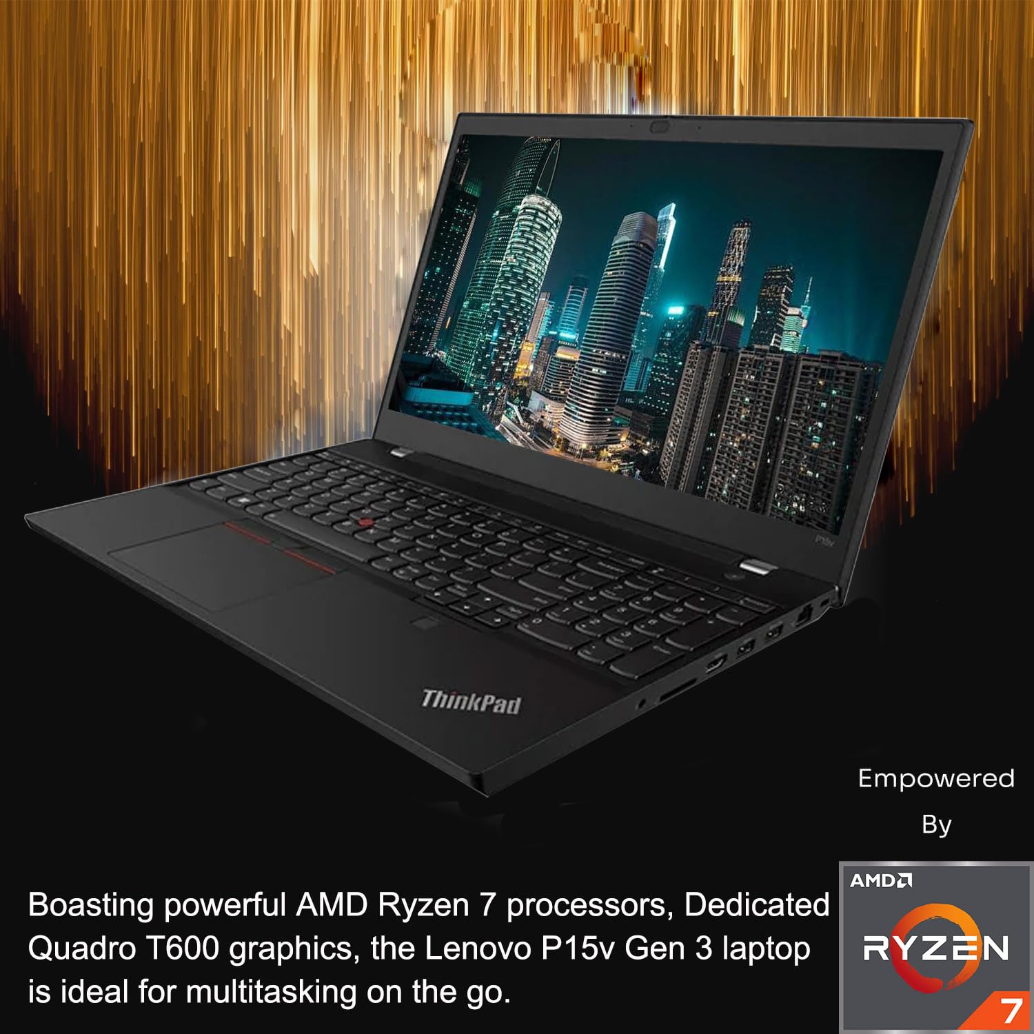 Amazon.com: Lenovo ThinkPad P15v Business Laptop, 15.6