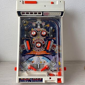 昔のピンボールゲームのスコアー板【昭和レトロコンバット】