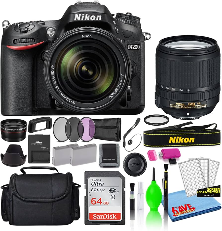Amazon.com : Nikon D7200 24.2MP DSLR Digital Camera with 18-140mm