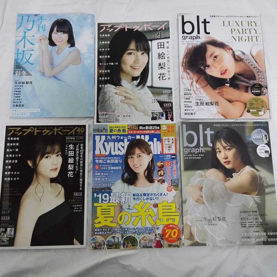 Amazon.co.jp: 乃木坂46 関連 雑誌 22冊 生田絵梨花 表紙 : おもちゃ