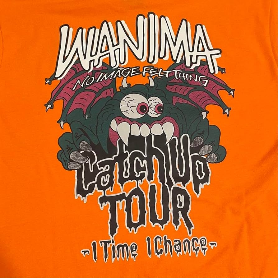 Amazon.co.jp: WANIMA ワニマ グッズ モンスター ロンT catch up tour