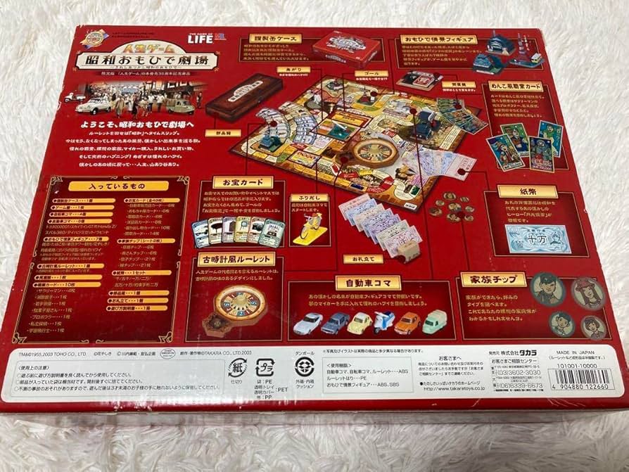 Amazon | 人生ゲーム 昭和おもひで劇場 レトロゲーム 昭和レトロ 限定