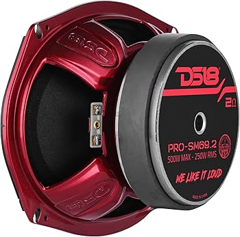 Amazon.com: DS18 PRO-SM69.2 6x9 Shallow Water Resistant Cone Mid