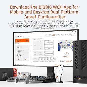 Amazon.com: BIGBIG WON BLITZ2 Wireless Controller, 16 Fully