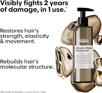 Amazon.com: L'Oréal Professionnel Paris Absolut Repair Molecular