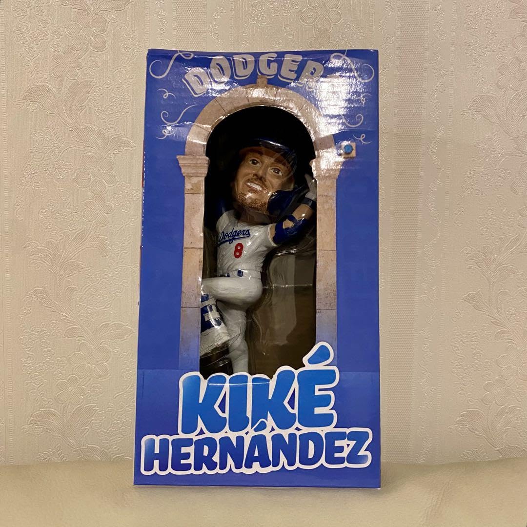 Amazon.co.jp: ドジャース キケ・ヘルナンデス選手 ボブルヘッド人形
