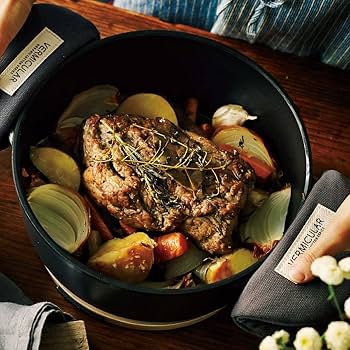 Amazon｜バーミキュラ 鋳物ホーロー鍋 26cm マットブラック 無水調理