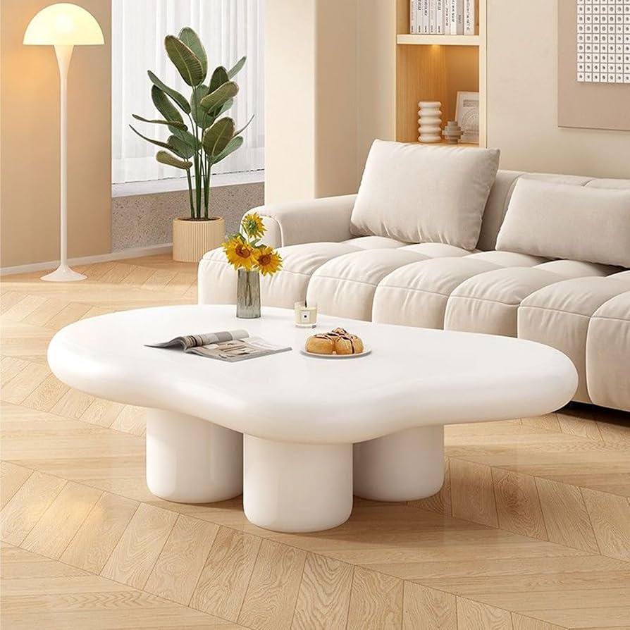 Amazon.co.jp: クラウドコーヒーテーブル、リビングルーム用モダンな