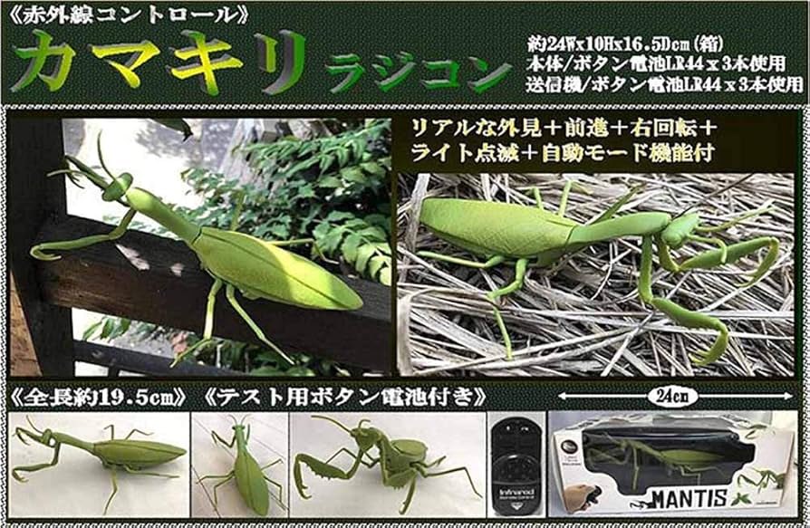Amazon.co.jp: カマキリ ラジコン Mantis Radio Controlled : おもちゃ