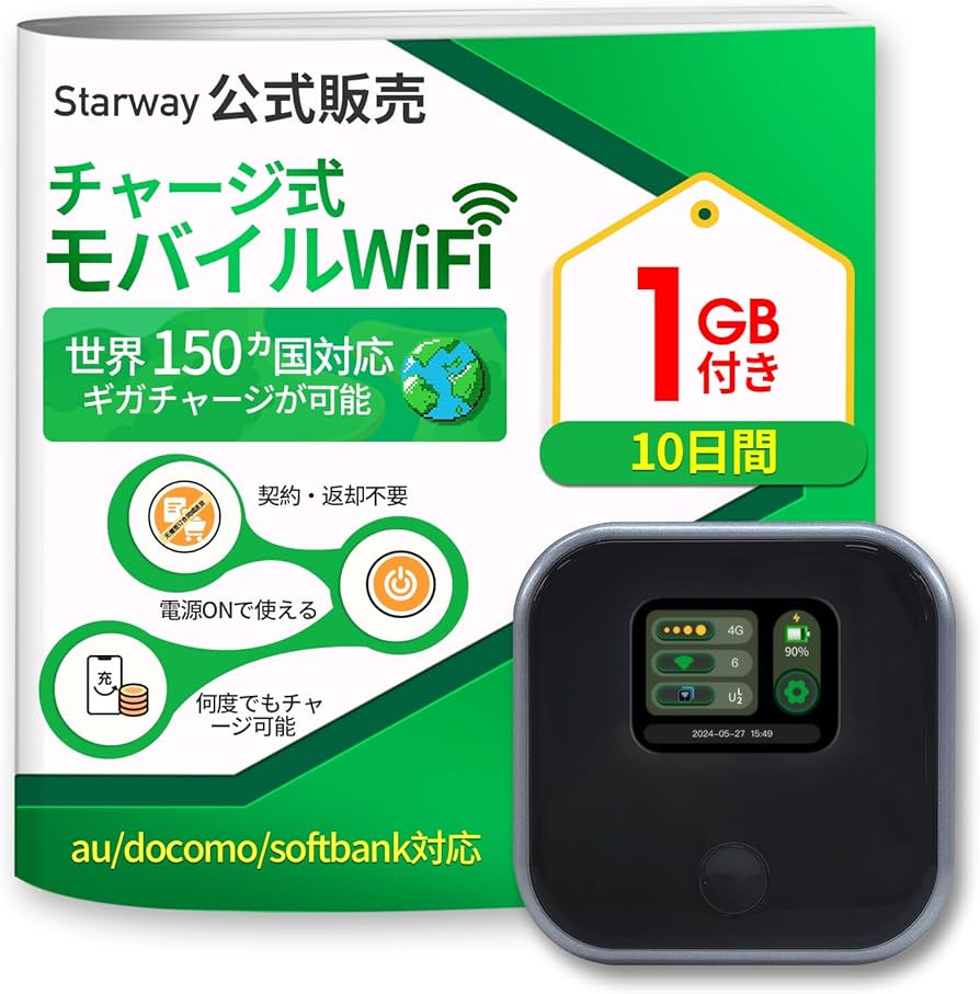 Amazon.co.jp: Starway ポケットWiFi モバイルルーター simフリー 国内