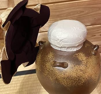 Amazon.co.jp: 茶道具備前焼 飾壺陶峰在名共箱 ほぼ 茶壺 飾り壺
