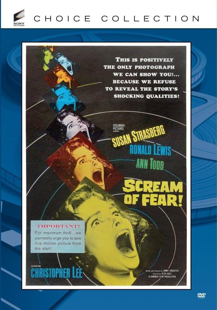 Amazon.com: Scream Of Fear : Susan Strasberg, Ronald Lewis, Ann