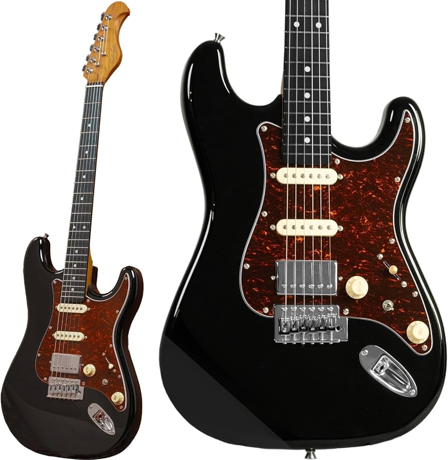 Amazon | Eris. Nestia demi black エレキギター ストラトキャスター