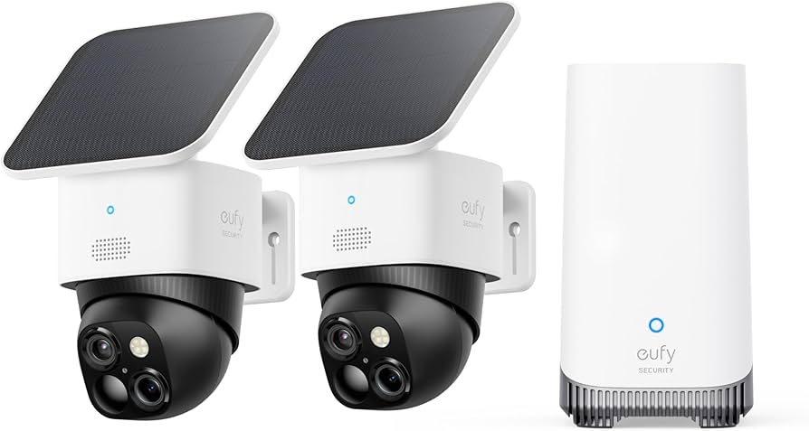 Amazon.com : eufy Security SoloCam S340 2-Cam Kit (HomeBase S380