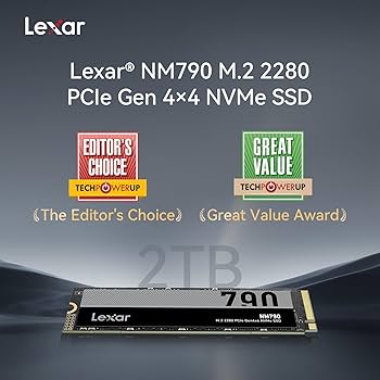 Amazon | Lexar SSD PCIe Gen4x4 M.2 NVMe 2280 グラフェン放熱シート