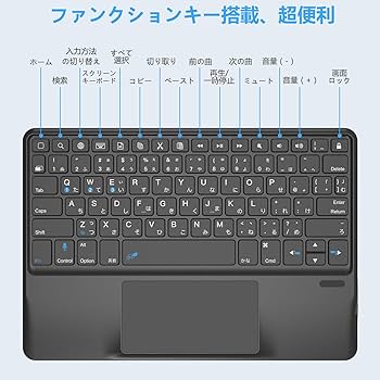 Amazon.co.jp: Saikou ワイヤレス ipad キーボード bluetooth タッチ