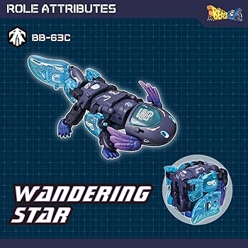 Amazon.com: 52TOYS BEASTBOX BB-63C Wandering Star Deformation Toys