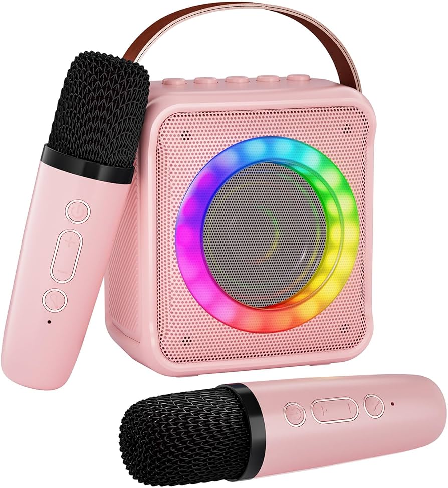 Amazon.co.jp: Verkstar カラオケセット ミニ カラオケマイク