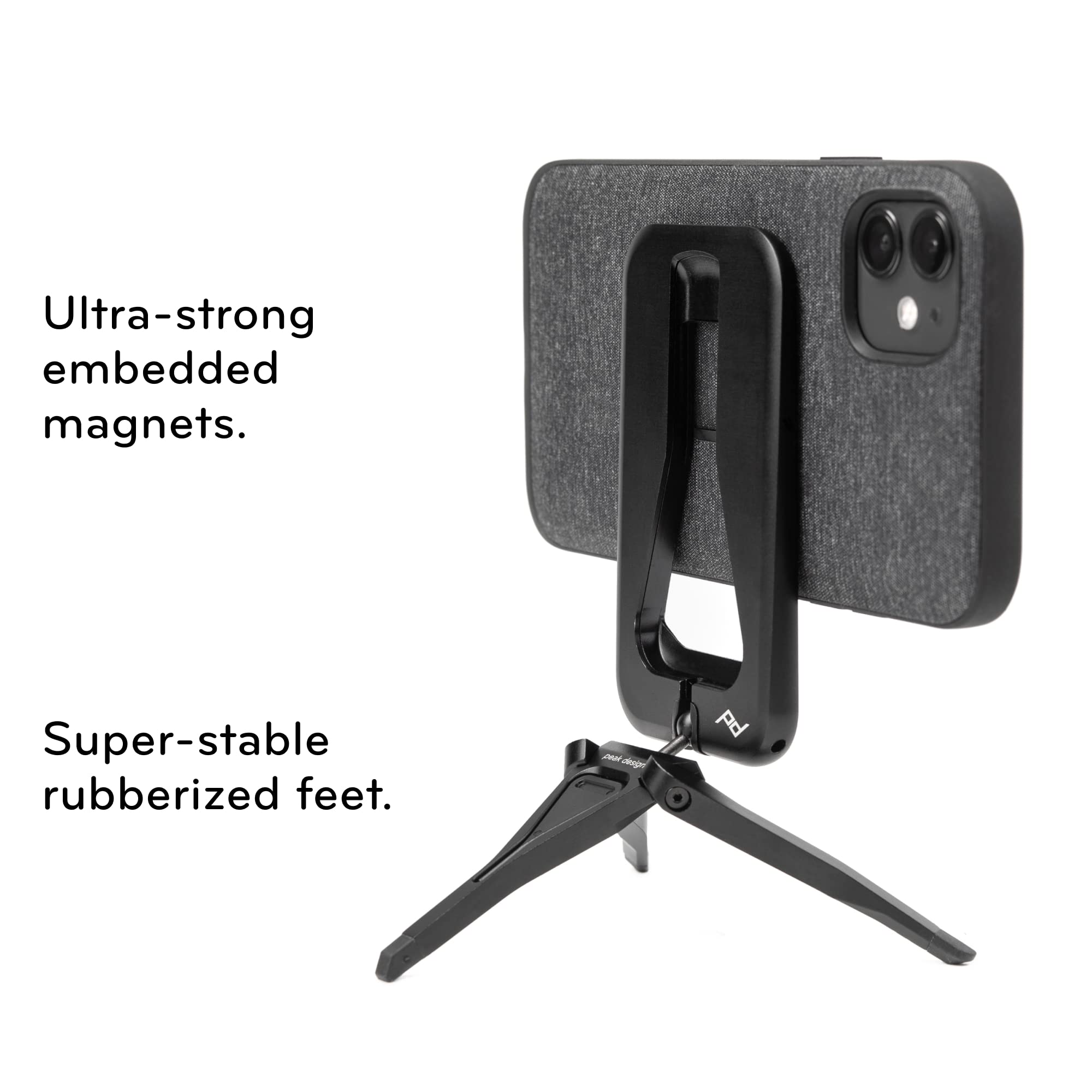 Amazon.com : Peak Design Mobile Tripod, Black, Compact Design