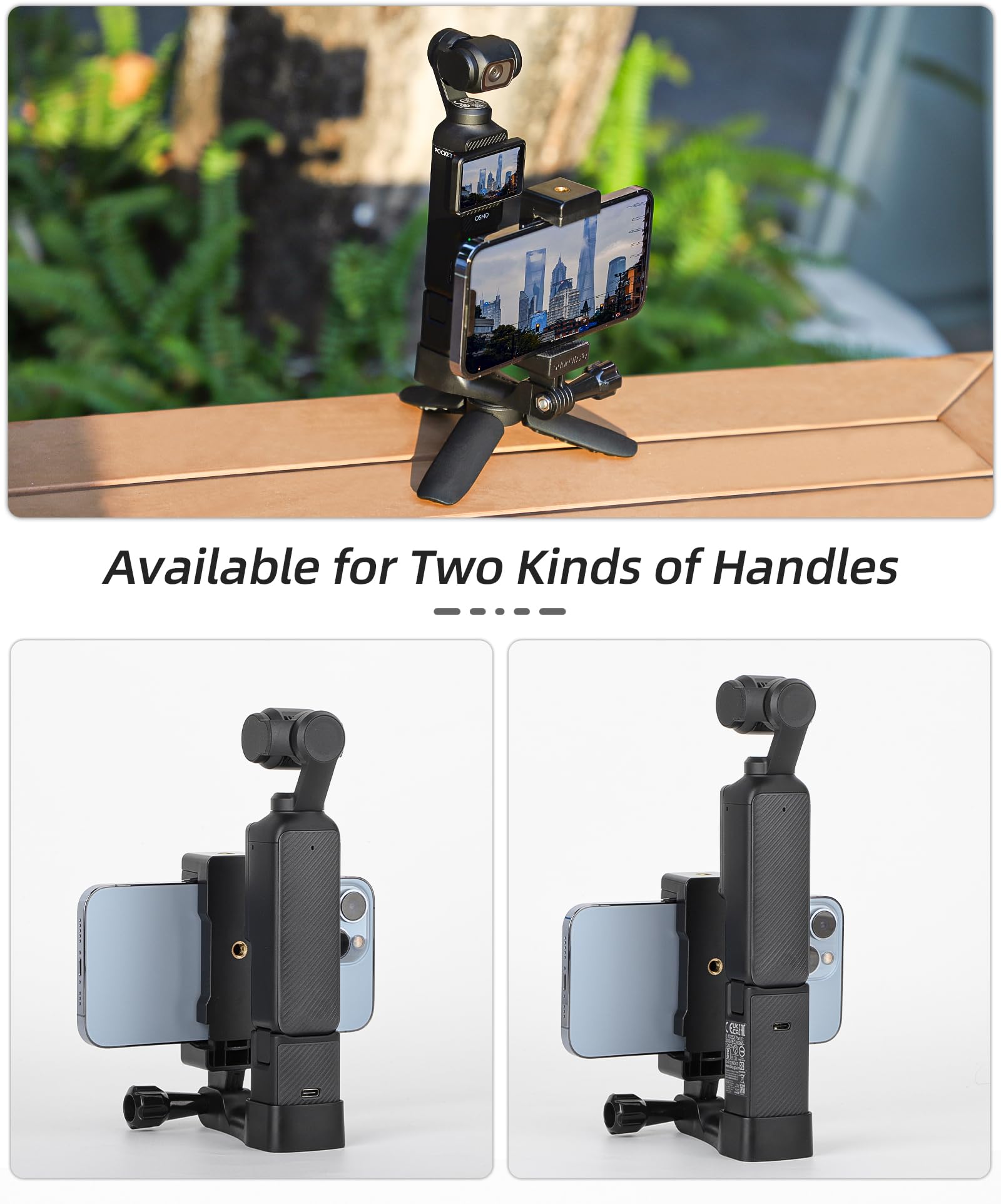 Amazon.com : WOENJO DJI Pocket 3 Phone Holder Set Expansion