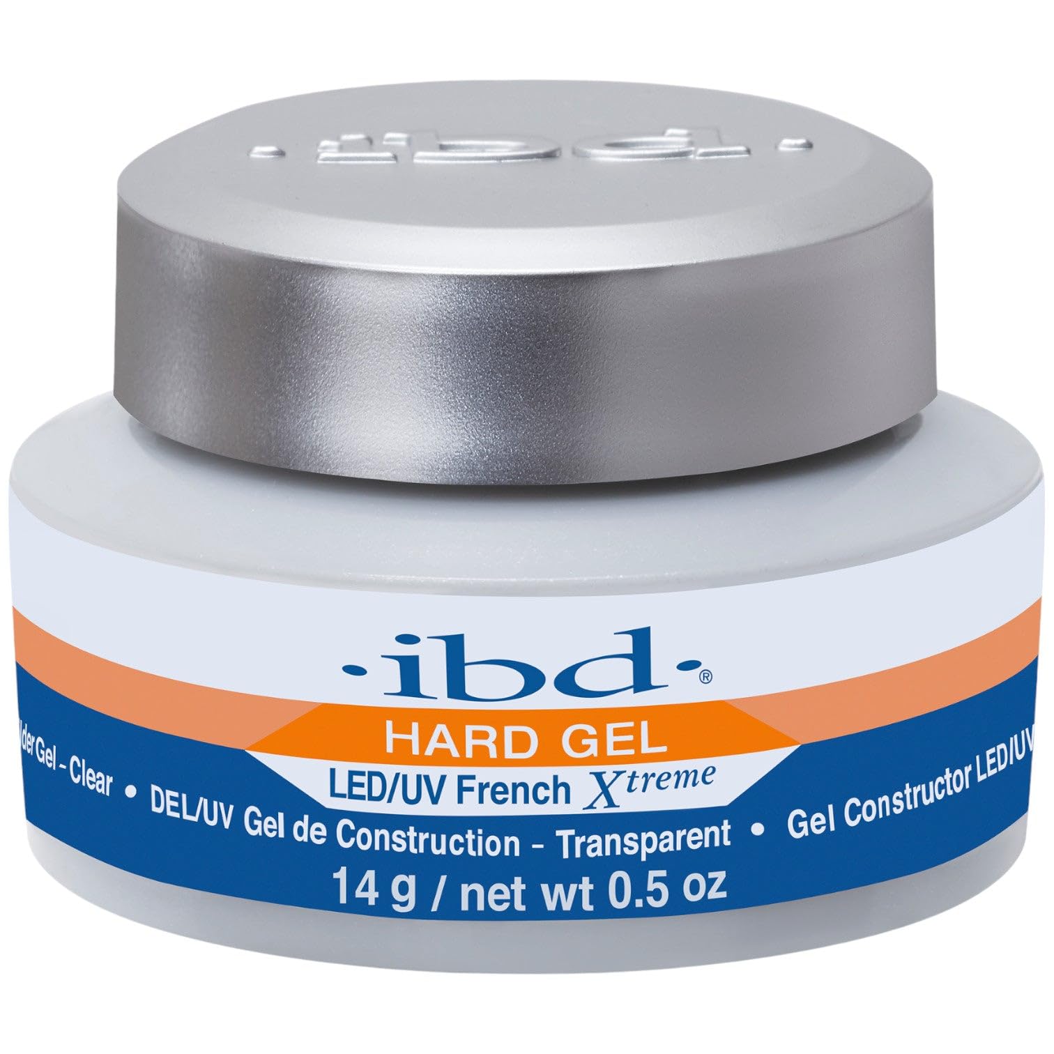 Amazon.com: ibd LED/UV French Xtreme Hard Gel - Clear Builder Gel