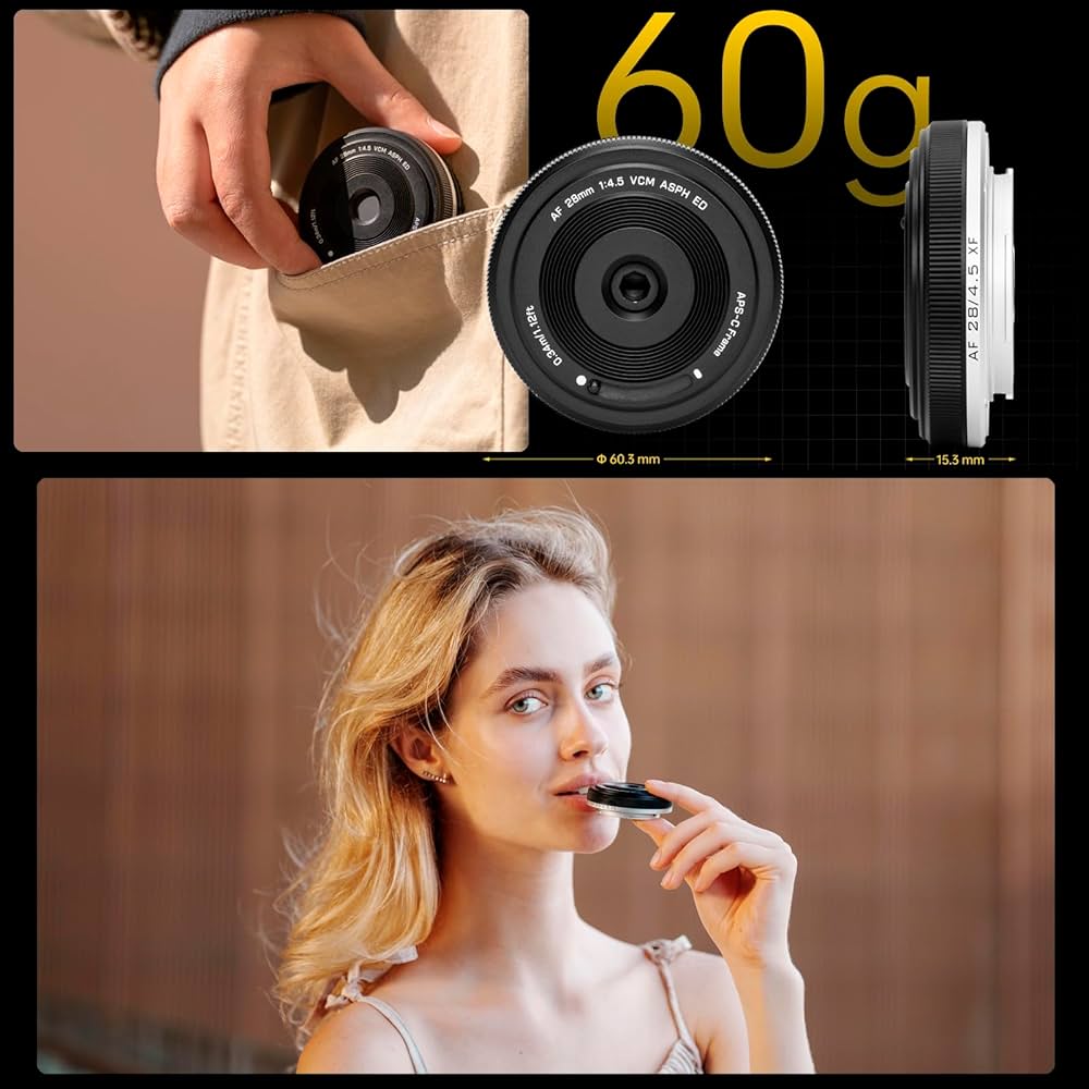 Amazon.co.jp: VILTROX 28mm F4.5 XF パンケーキ フルフレーム オート