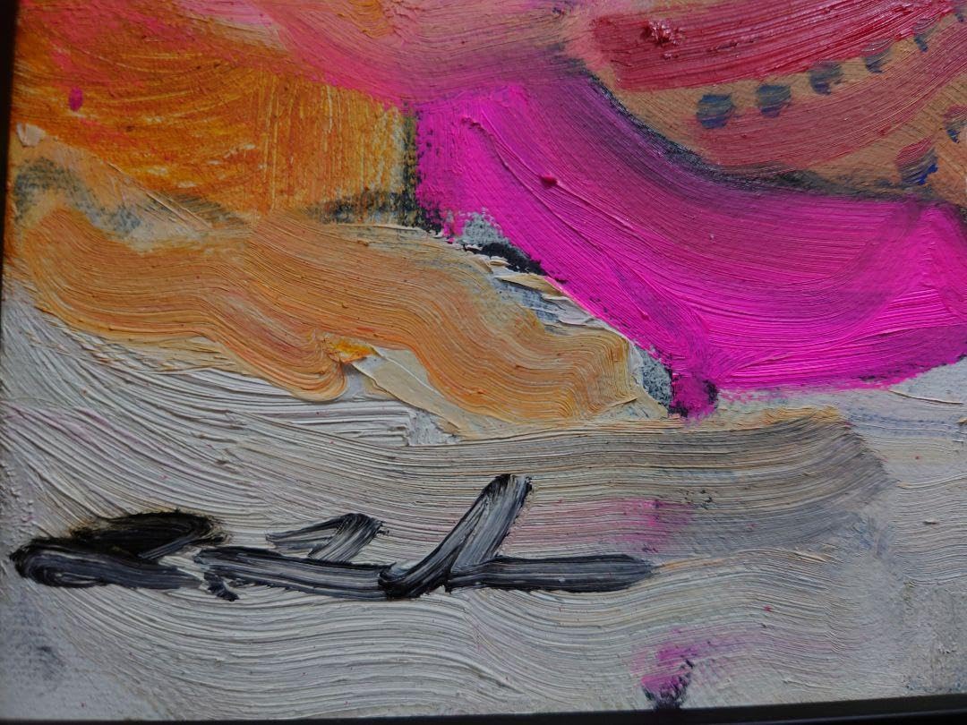 Amazon.co.jp: 田中拓馬 空中散歩 真筆 油絵 油彩 F3号 絵画 : ホーム