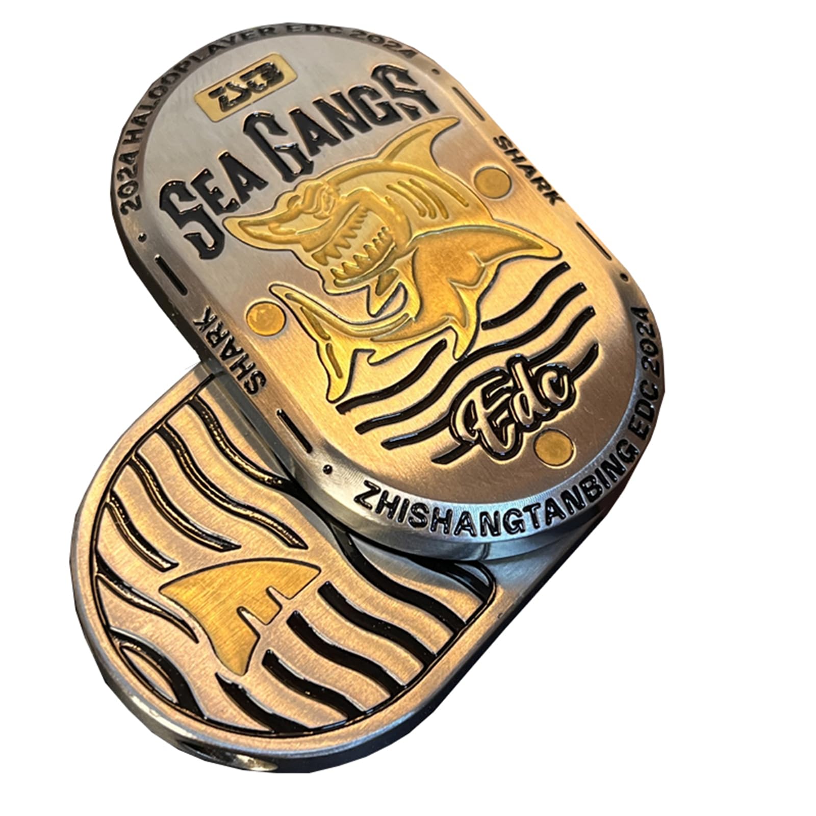 Amazon.co.jp: ファッション シャークパターン Fidget Toys EDCフィ