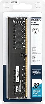 KLEVV DDR4 32GB (1x32GB) 3200MHz CL22 1.2V UDIMM Desktop Ram