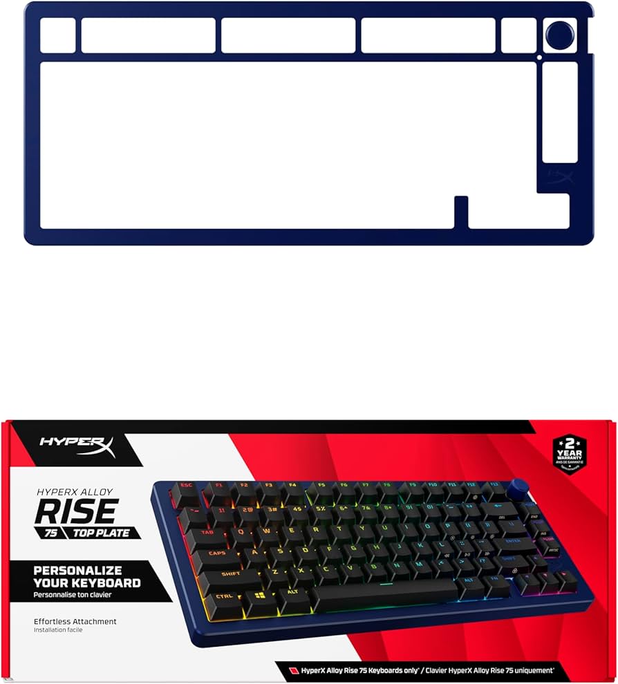 Amazon.co.jp: HyperX Alloy Rise 75専用 交換用トッププレート