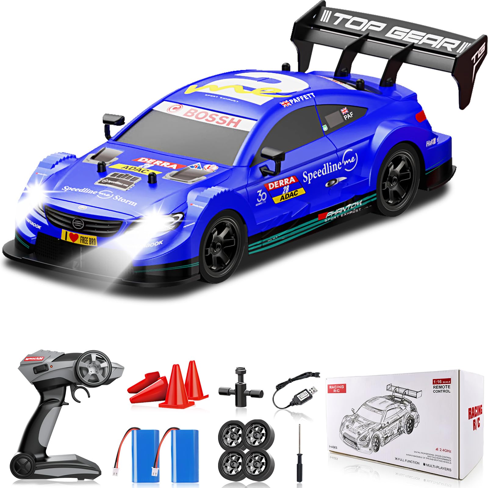 Amazon.co.jp: Sakeye RCドリフトカー 1/16 ドリフトRCカー 4WD 2.4GHz