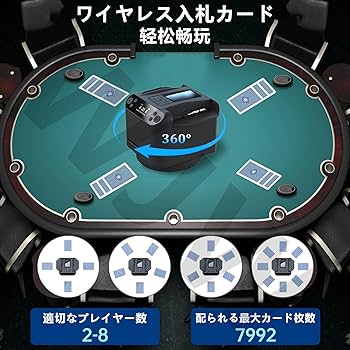 Amazon.co.jp: カードシャッフラー 自動カードディーラーとカード