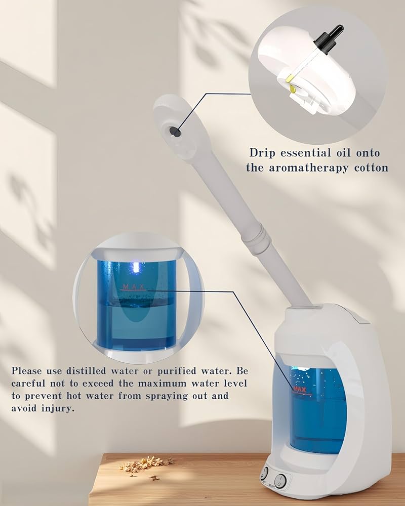 Amazon.com: Facial Steamer, Face Steamer for Esthetician and Nano